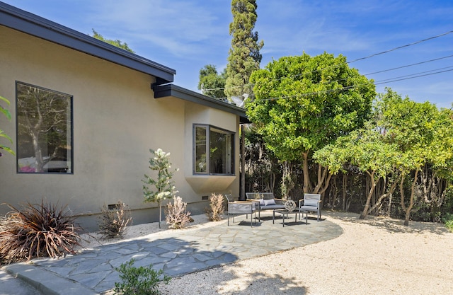 1330 W Valerio St, Santa Barbara, CA 93101 - view of patio featuring an outdoor hangout area