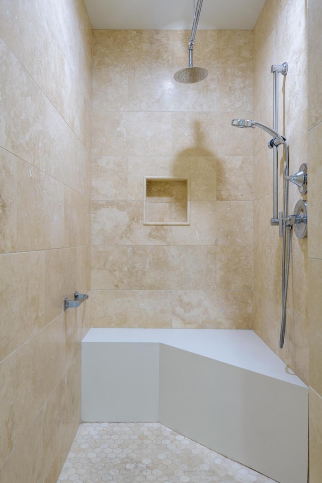 3718 State St Unit 314, Santa Barbara, CA 93105 - full bathroom featuring a tile shower