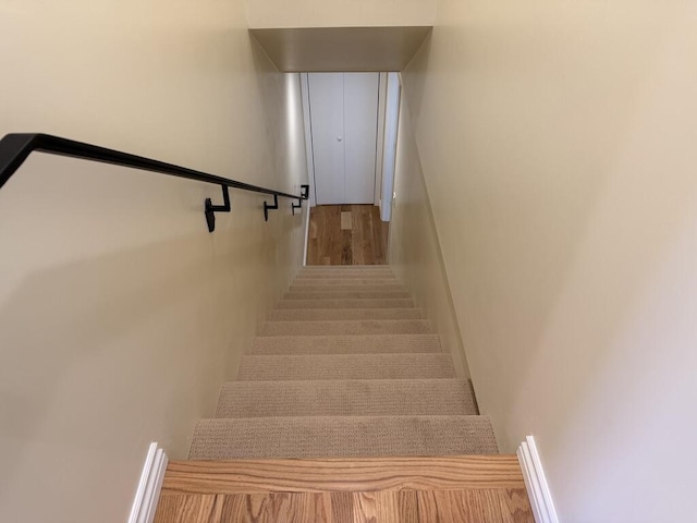 19 W Quinto St, Santa Barbara, CA 93105 - stairs featuring wood finished floors