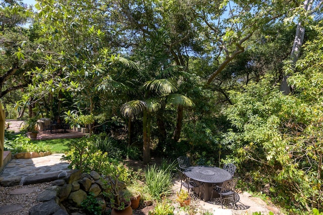 601 San Ysidro Rd, Santa Barbara, CA 93108 - view of yard with a patio area