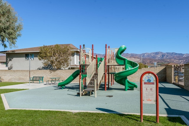 5925 Birch St Unit 4, Carpinteria, CA 93013 - community playground featuring a mountain view