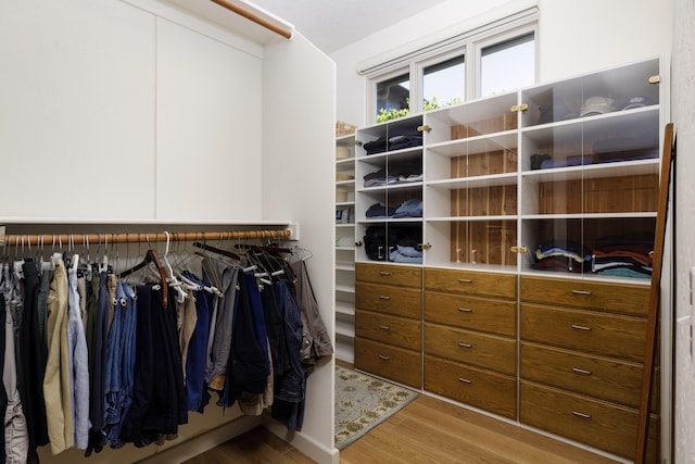 1439 Tunnel Rd, Santa Barbara, CA 93105 - walk in closet with wood finished floors