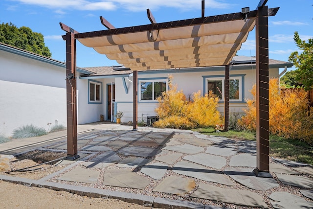 7234 Del Norte Dr, Goleta, CA 93117 - rear view of house featuring a patio area and a pergola