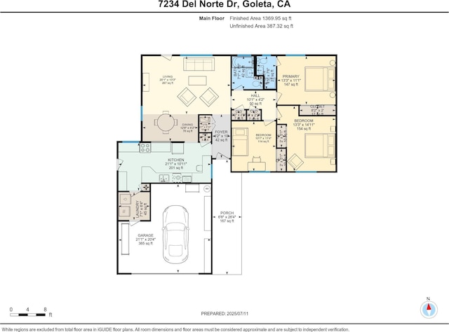 7234 Del Norte Dr, Goleta, CA 93117 - view of room layout