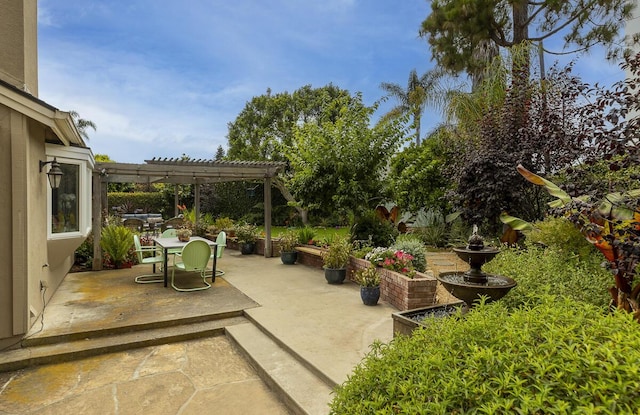 5118 Concord Pl, Carpinteria, CA 93013 - view of patio / terrace with outdoor dining space and a pergola