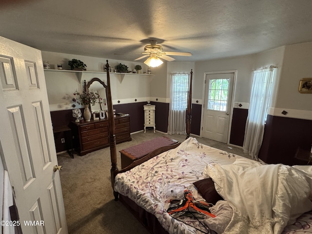 7525 E E Sherwood Rd, Snowflake, AZ 85937 - bedroom featuring carpet and a ceiling fan