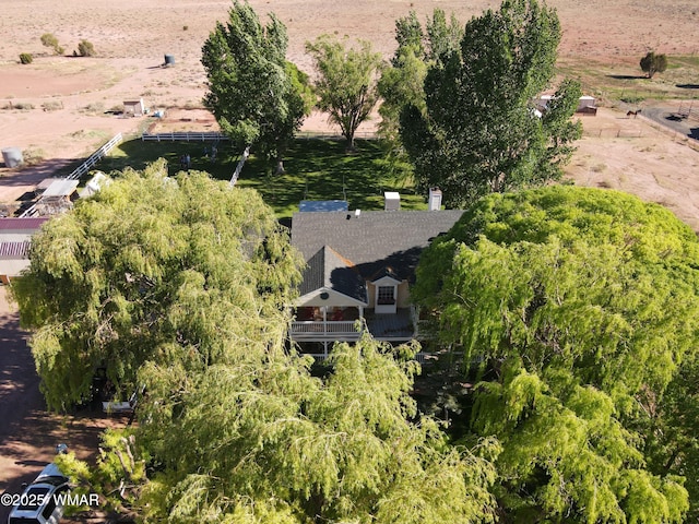 7525 E E Sherwood Rd, Snowflake, AZ 85937 - aerial view of property and surrounding area featuring rural landscape