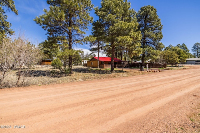 view of road