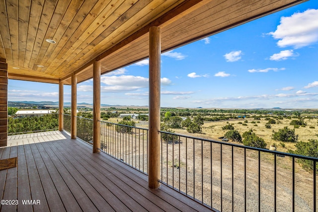 view of deck