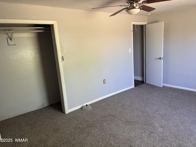 201 E Mcneil, Show Low, AZ 85901 - unfurnished bedroom with carpet floors and a ceiling fan