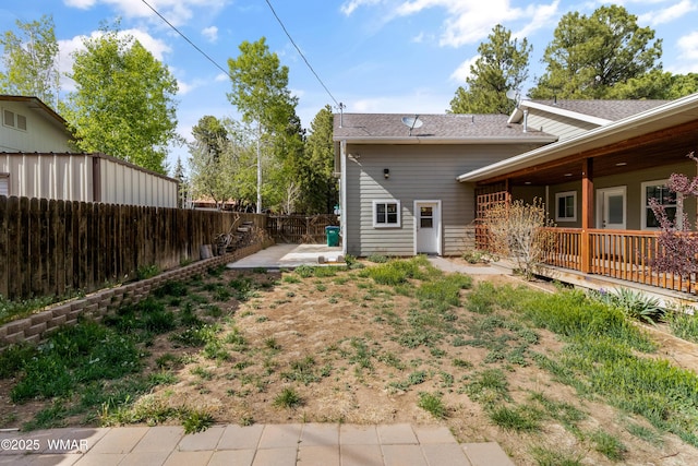 3401 W Hansen, Show Low, AZ 85901 - fenced backyard featuring a patio area