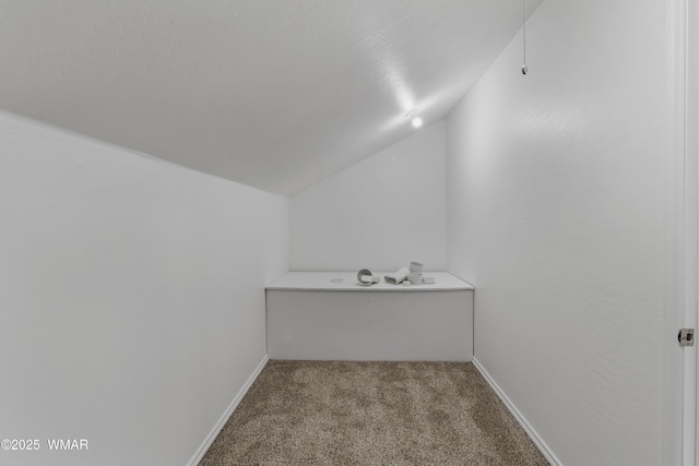 3401 W Hansen, Show Low, AZ 85901 - bathroom featuring baseboards and lofted ceiling