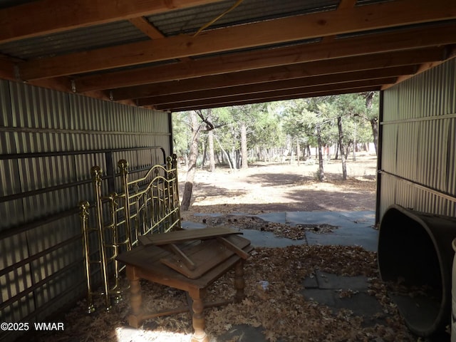 view of patio featuring heating fuel