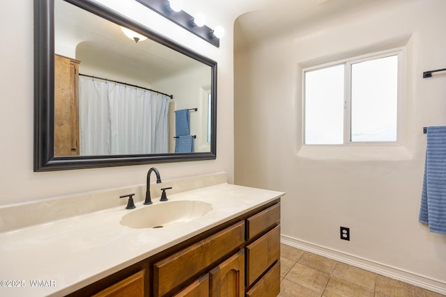 15 N 1st E St, Snowflake, AZ 85937 - bathroom with vanity and tile patterned flooring