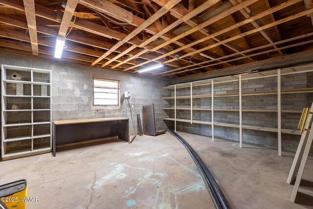 15 N 1st E St, Snowflake, AZ 85937 - below grade area featuring concrete block wall