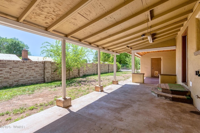 15 N 1st E St, Snowflake, AZ 85937 - fenced backyard featuring a patio
