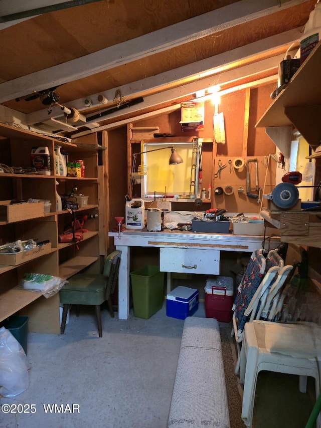 4300 W Burke, Show Low, AZ 85901 - basement featuring a workshop area