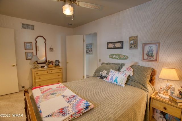 4300 W Burke, Show Low, AZ 85901 - carpeted bedroom featuring ceiling fan