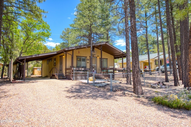 4300 W Burke, Show Low, AZ 85901 - view of front of property with a carport