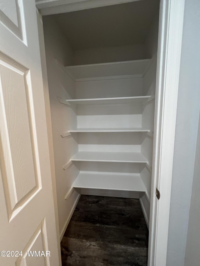 view of closet