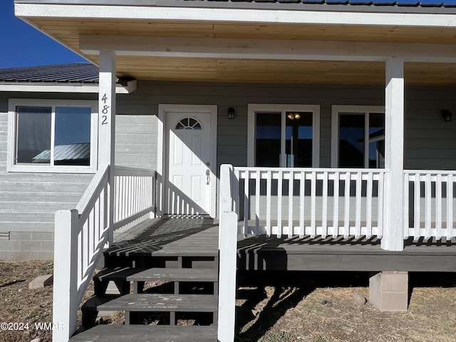 view of entrance to property