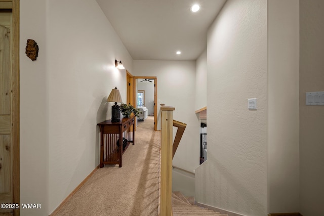 451 S Spirea Ln, Show Low, AZ 85901 - hall with carpet, recessed lighting, and baseboards