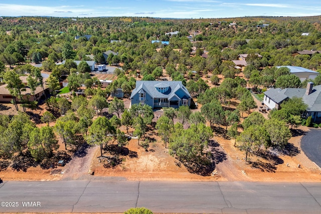 6853 Rim Rock Rd, Show Low, AZ 85901 - drone / aerial view of a heavily wooded area