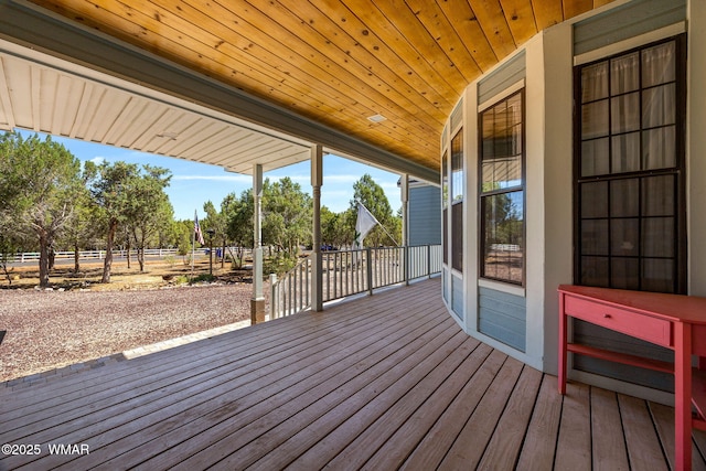 6853 Rim Rock Rd, Show Low, AZ 85901 - view of deck
