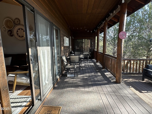 1401 S Spruce Ln, Show Low, AZ 85901 - view of deck