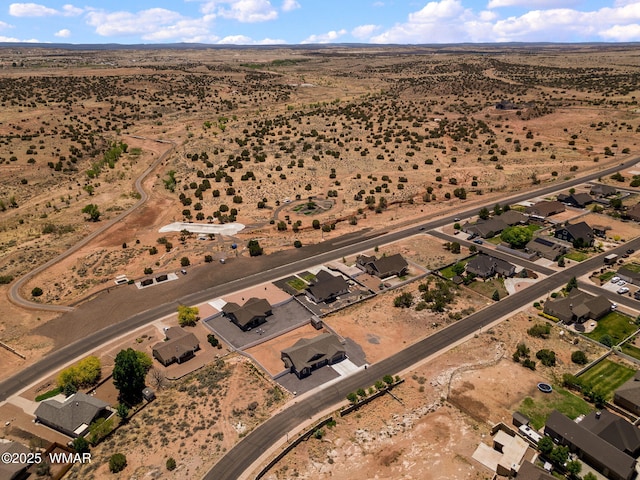 1738 W 7th St, Snowflake, AZ 85937 - aerial view of property and surrounding area with a desert landscape and rural landscape