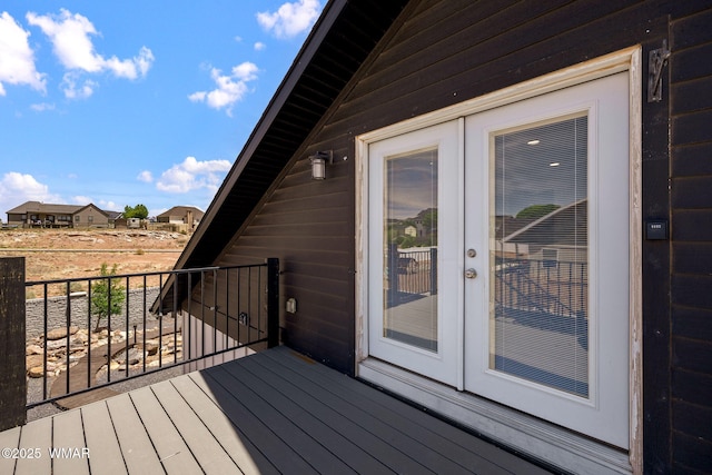 1738 W 7th St, Snowflake, AZ 85937 - wooden deck featuring french doors