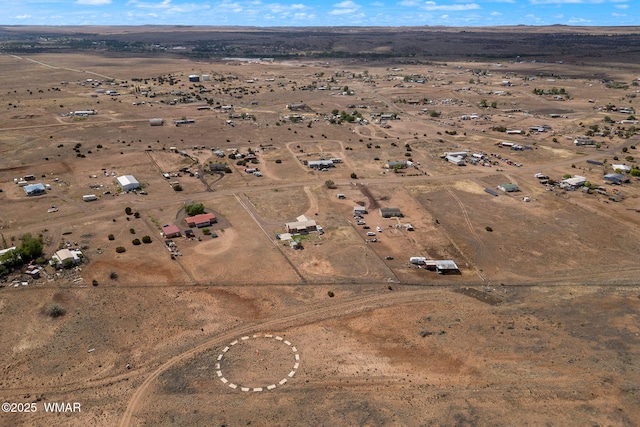 529 Foothills Blvd, Snowflake, AZ 85939 - aerial view of property and surrounding area with rural landscape and a desert landscape