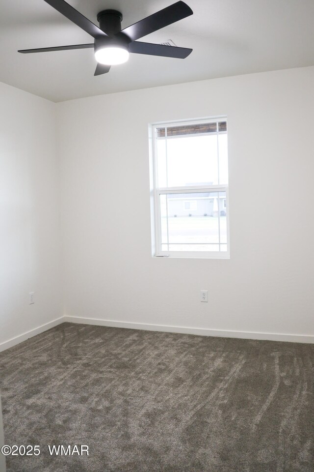 1316 W 7th St S, Snowflake, AZ 85937 - carpeted spare room featuring ceiling fan and baseboards