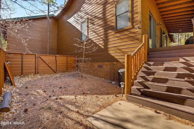 2740 W Maple Ln, Show Low, AZ 85901 - view of home's exterior with fence and crawl space