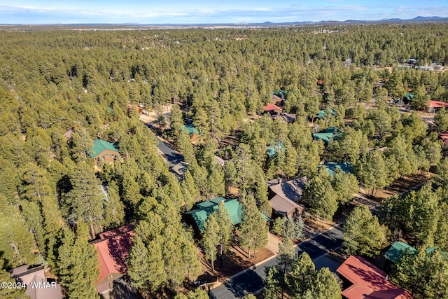 2740 W Maple Ln, Show Low, AZ 85901 - drone / aerial view with a forest view
