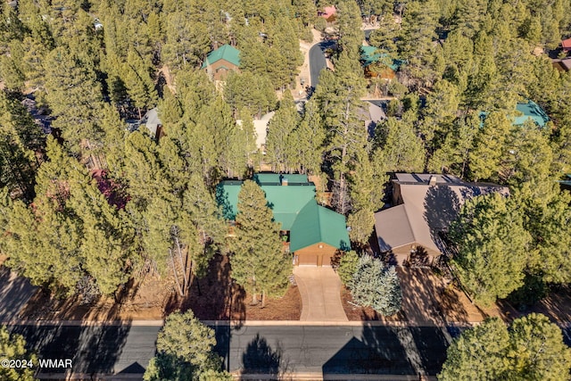 2740 W Maple Ln, Show Low, AZ 85901 - drone / aerial view featuring a forest view