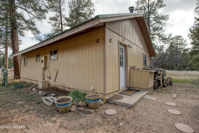 view of side of property