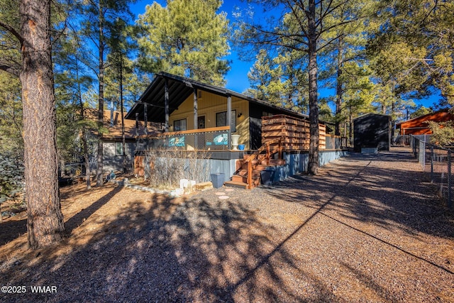 view of back of house