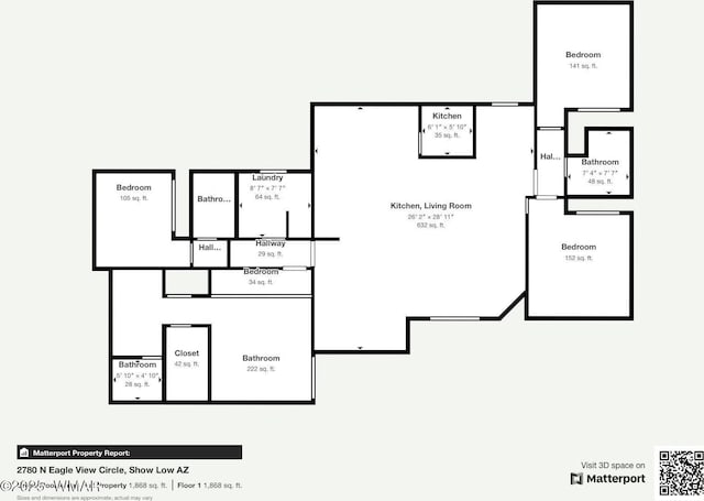 2780 N Eagle View Cir, Show Low, AZ 85901 - view of property floor plan