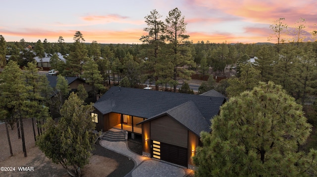 2780 N Eagle View Cir, Show Low, AZ 85901 - aerial view of property and surrounding area featuring a forest