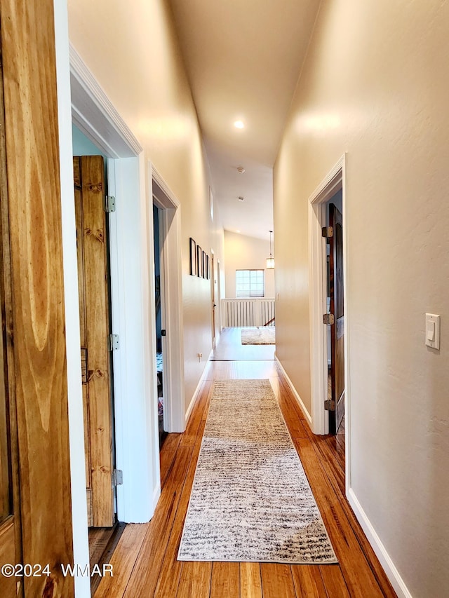 2020 S Pleasantview Dr, Show Low, AZ 85901 - corridor with wood finished floors and baseboards