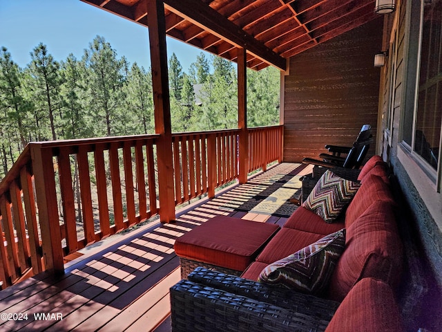 2020 S Pleasantview Dr, Show Low, AZ 85901 - view of deck