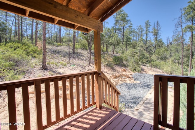 2020 S Pleasantview Dr, Show Low, AZ 85901 - view of deck