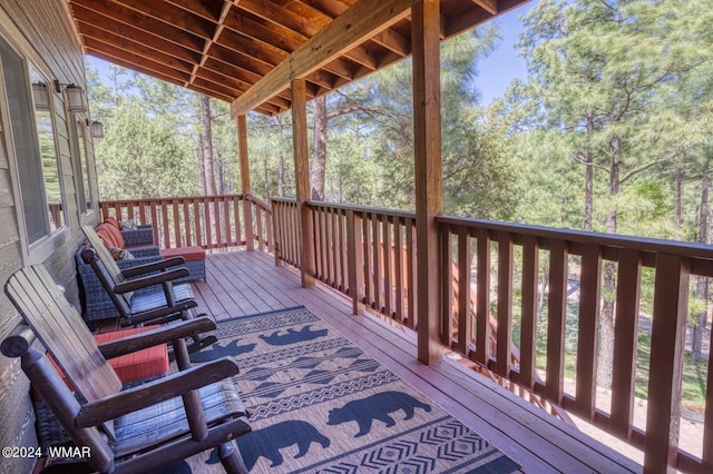 2020 S Pleasantview Dr, Show Low, AZ 85901 - view of deck