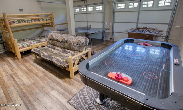 2020 S Pleasantview Dr, Show Low, AZ 85901 - rec room with wood finished floors