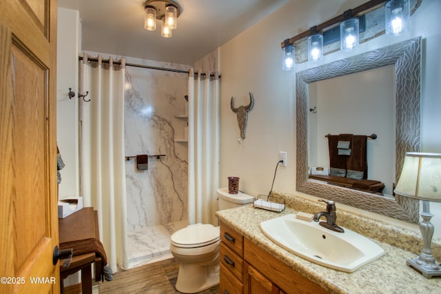 1420 W Haystack Rd, Taylor, AZ 85939 - bathroom with a marble finish shower and vanity