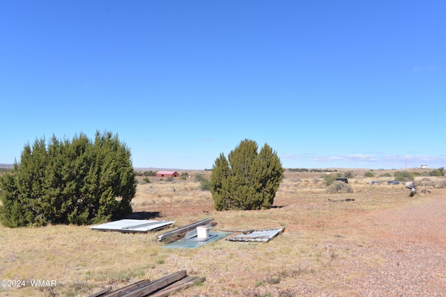 birds eye view of property featuring a rural view