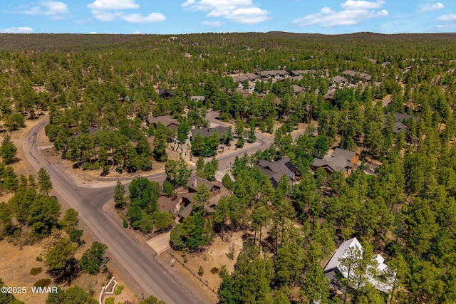 5621 E Starlight Ridge Rd, Lakeside, AZ 85929 - bird's eye view of a forest