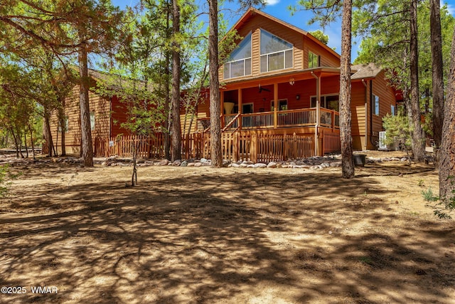 5621 E Starlight Ridge Rd, Lakeside, AZ 85929 - view of chalet / cabin