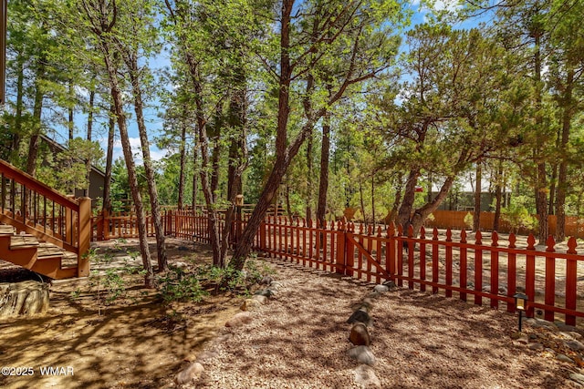 5621 E Starlight Ridge Rd, Lakeside, AZ 85929 - view of fenced backyard